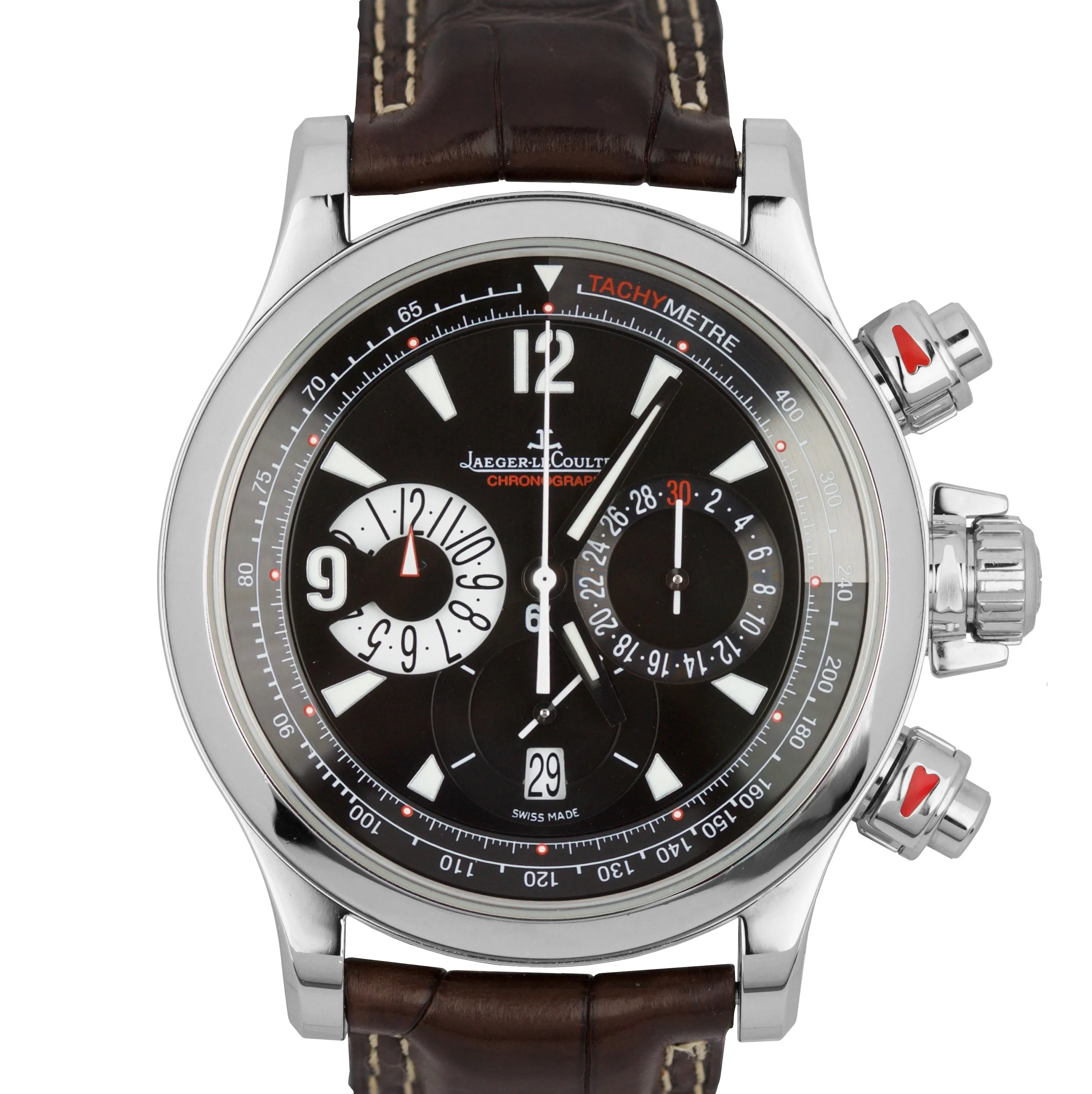 Jaeger-LeCoultre JLC Master Compressor Steel 41.5mm Chronograph 146.8.25 Watch