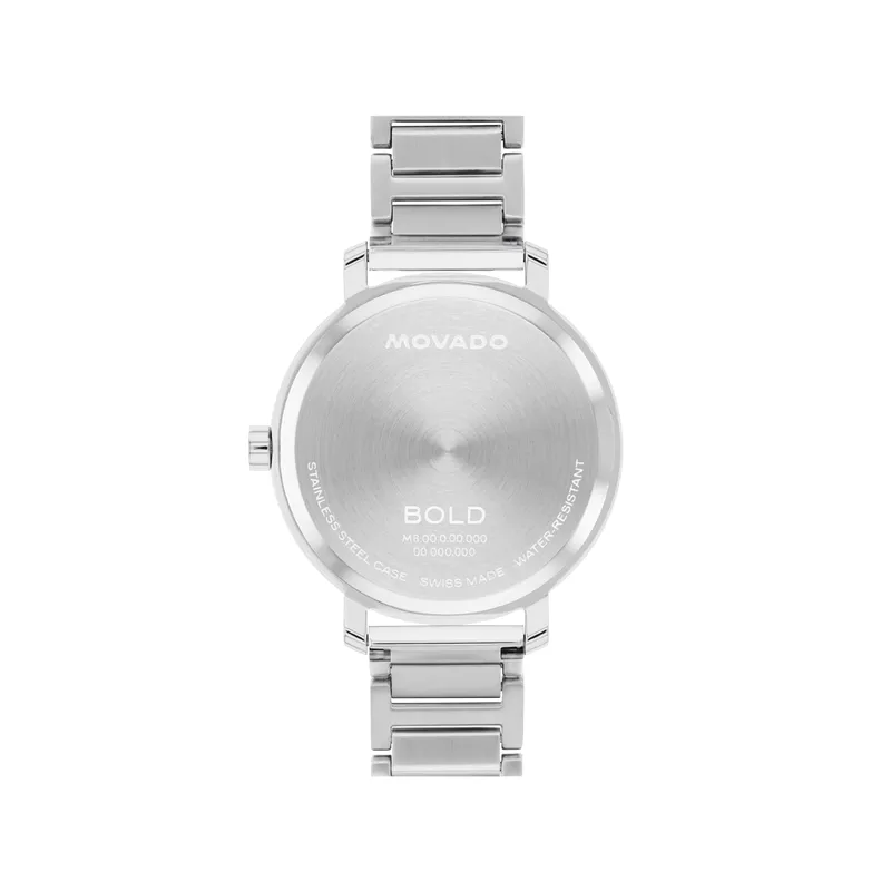 Movado Bold Evolution 2.0 Ladies Stainless Steel Silver Dial Watch