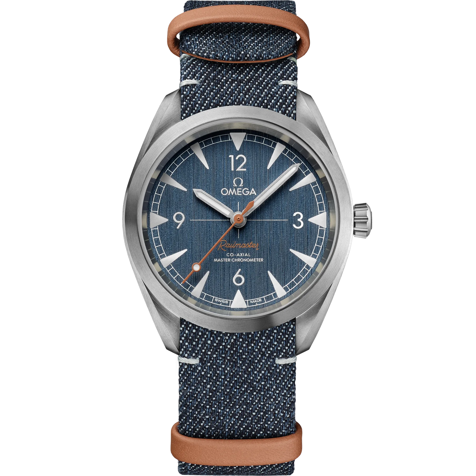 Omega Seamaster Railmaster 40 mm, steel on NATO strap