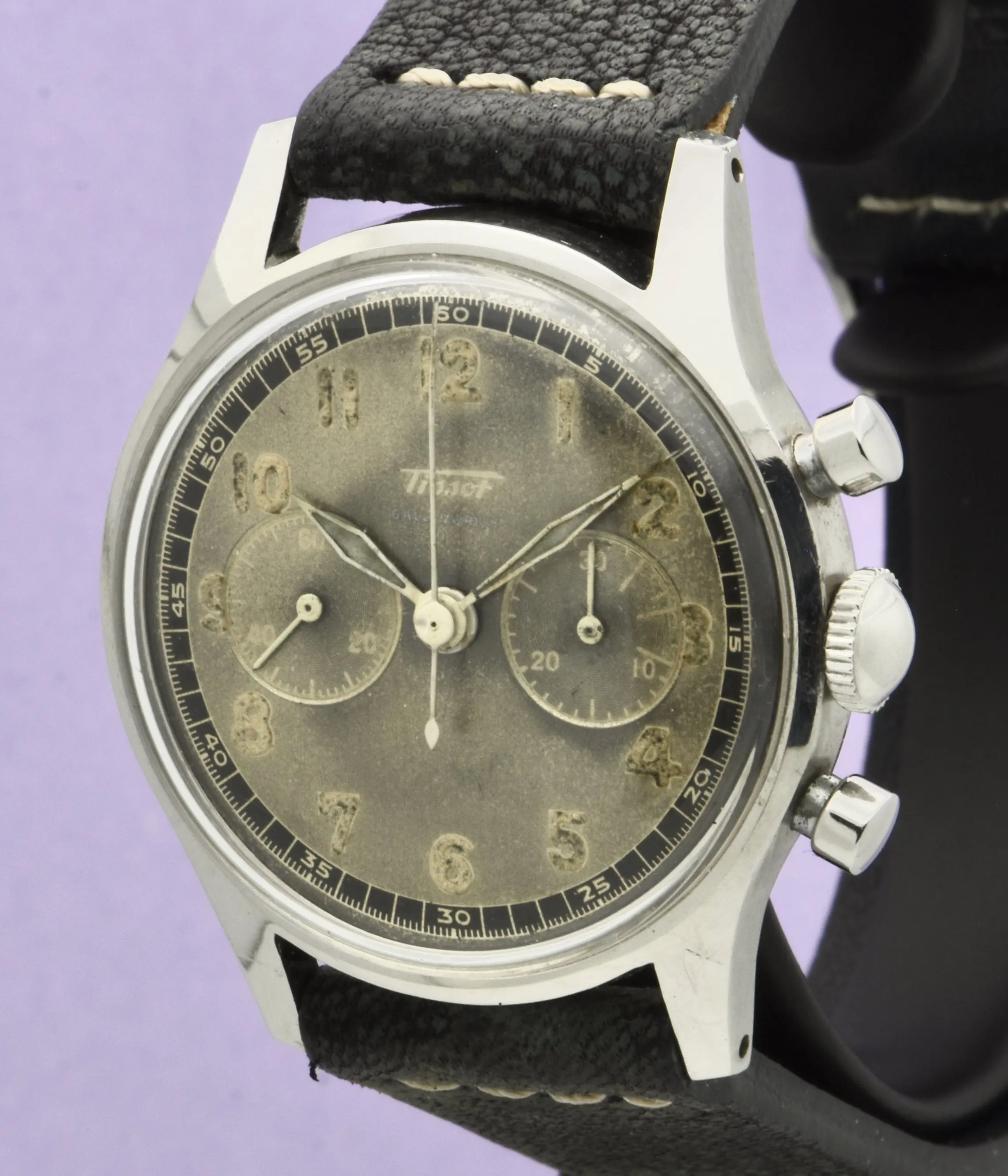 Tissot "Radium" Chronograph for Galli Zurich Circa 1950s